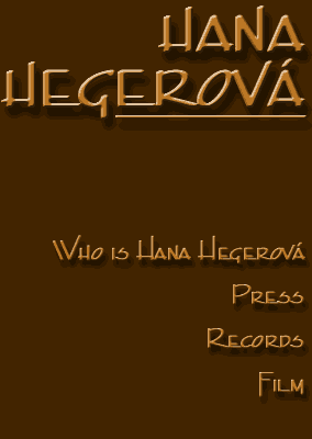 Hana Hegerova / Who is... / Press / Records / Film